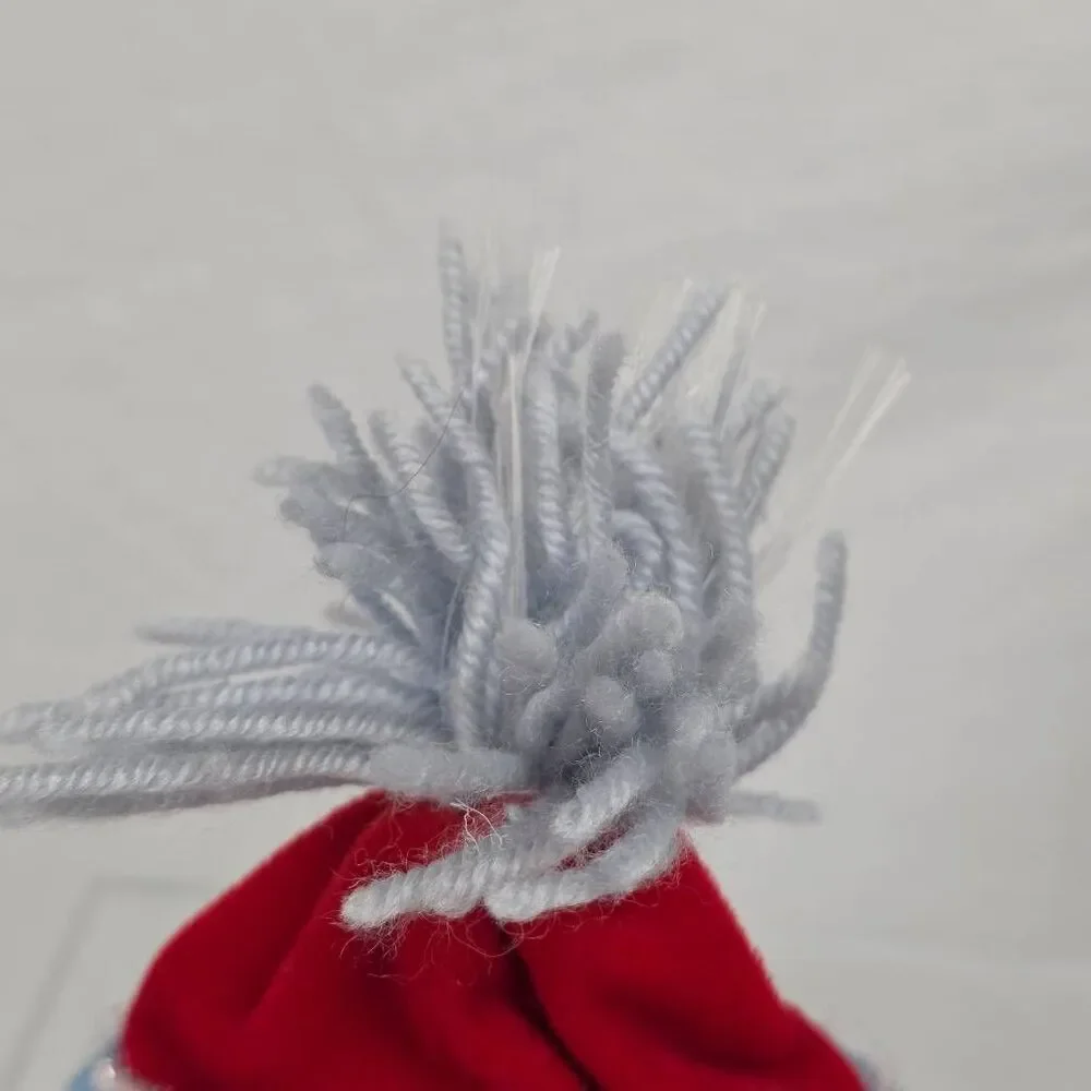 Snowman Plush w/ Blue Scarf & Light-Up Feature